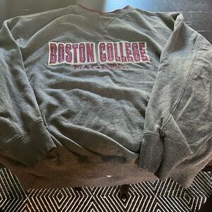 Boston College sweatshirt vneck. Size tag is gone. Gray/maroon. Men’s.